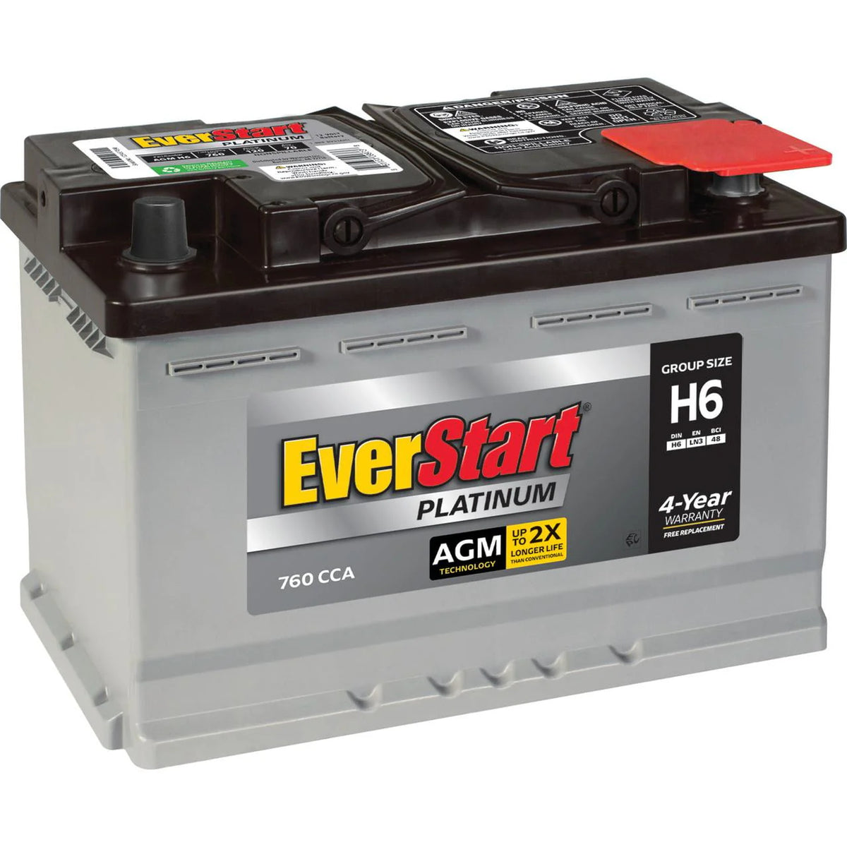 AGM Automotive Battery Group H6 12 Volt 760 CCA G454350