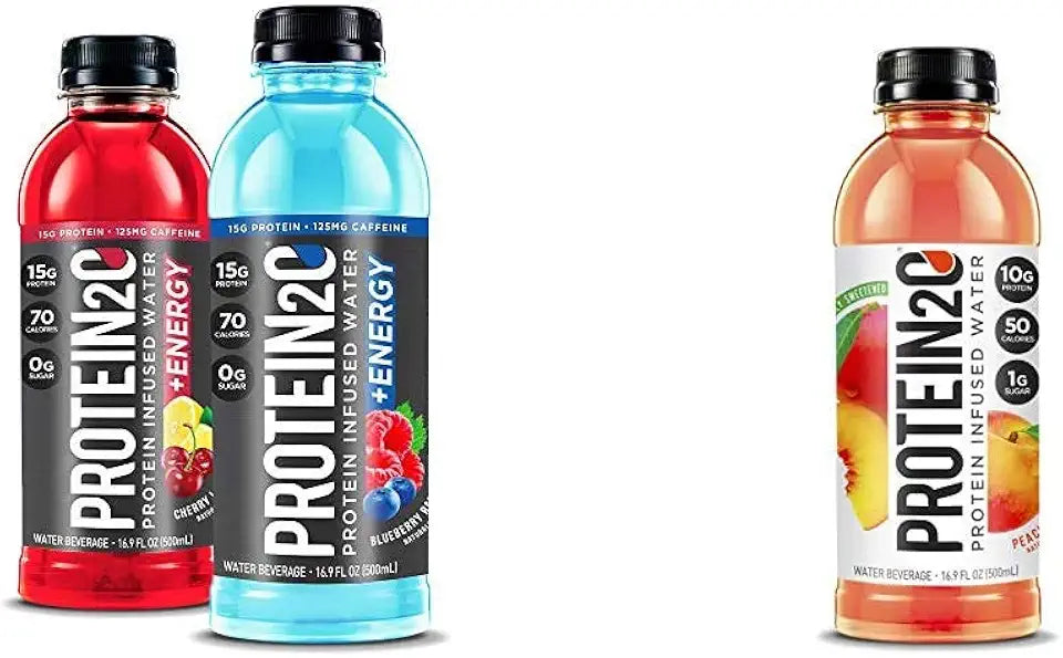 Whey Protein Infused Water Variety Pack 16.9 oz 12 Count V2372