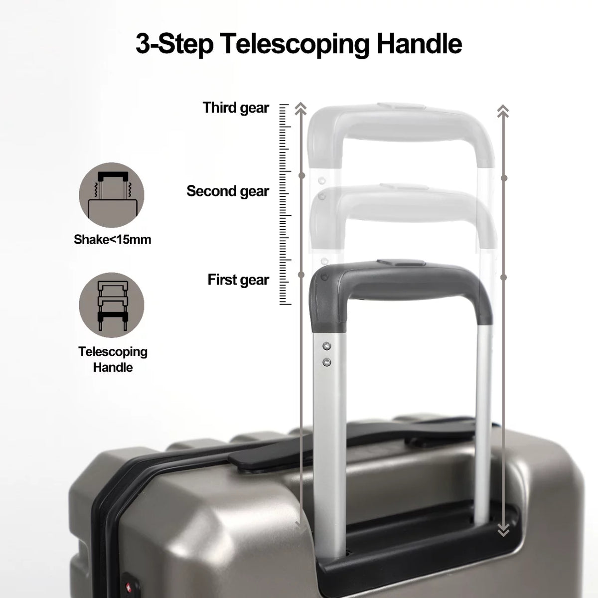 Hardside Carry on Luggage with Spinner Wheel 20" C3777