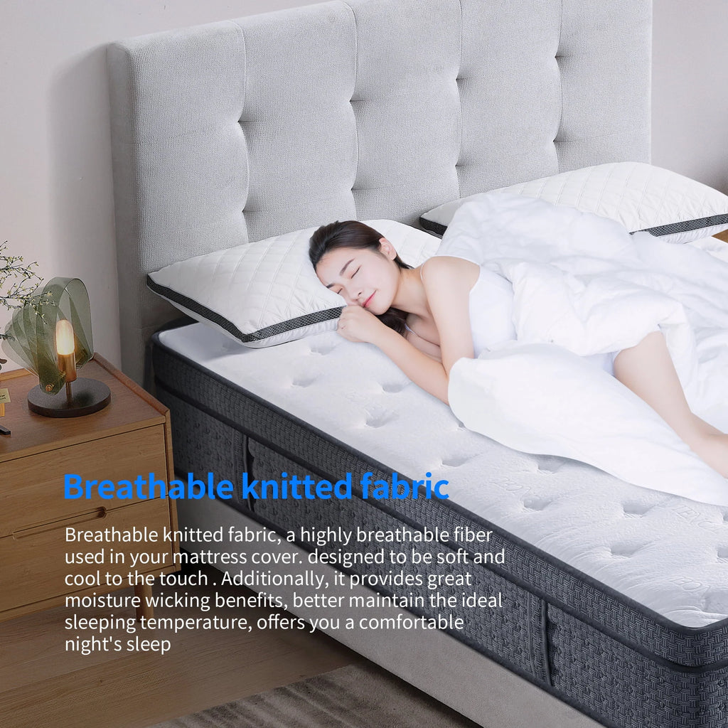 12 inch Full Size Gel Memory Foam Hybrid Mattress G128469