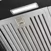 36 in. W Convertible Under Cabinet Range Hood in Black with LED Lighting and Charcoal Filter L967
