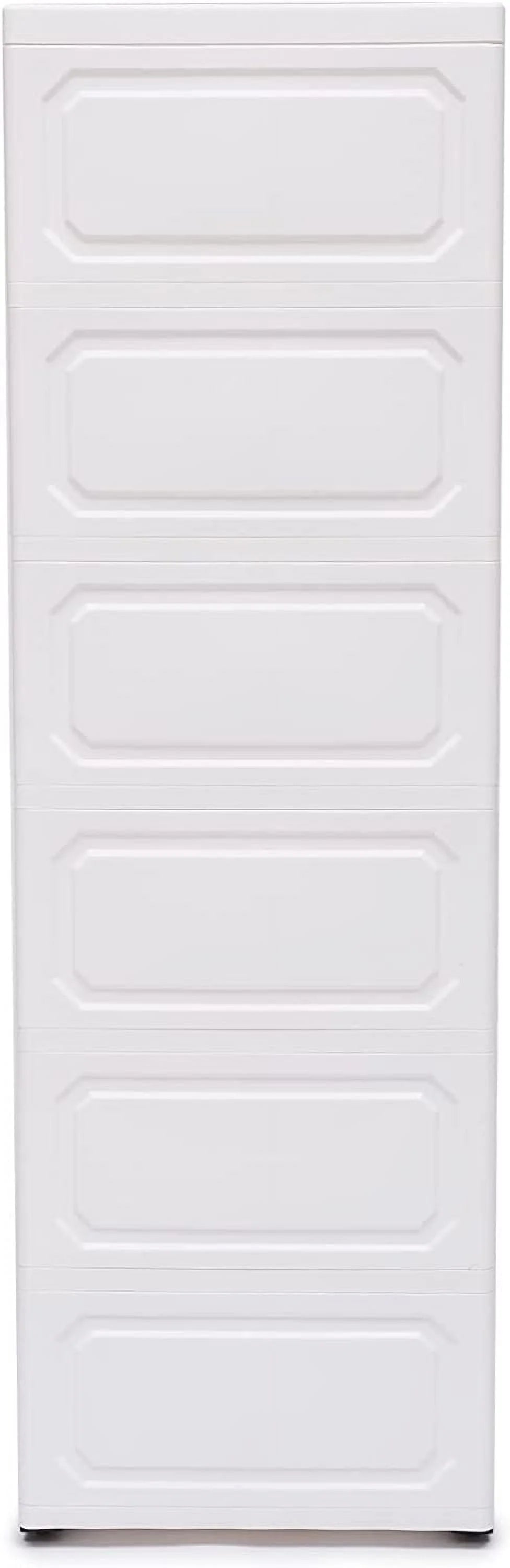 Pink 6 Drawer Plastic Dresser Y6768