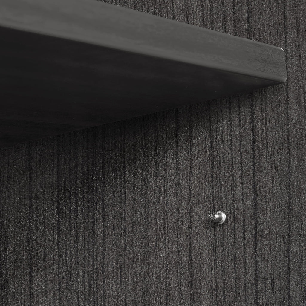 65 in. Ash Grey Wardrobe Cabinet T4849