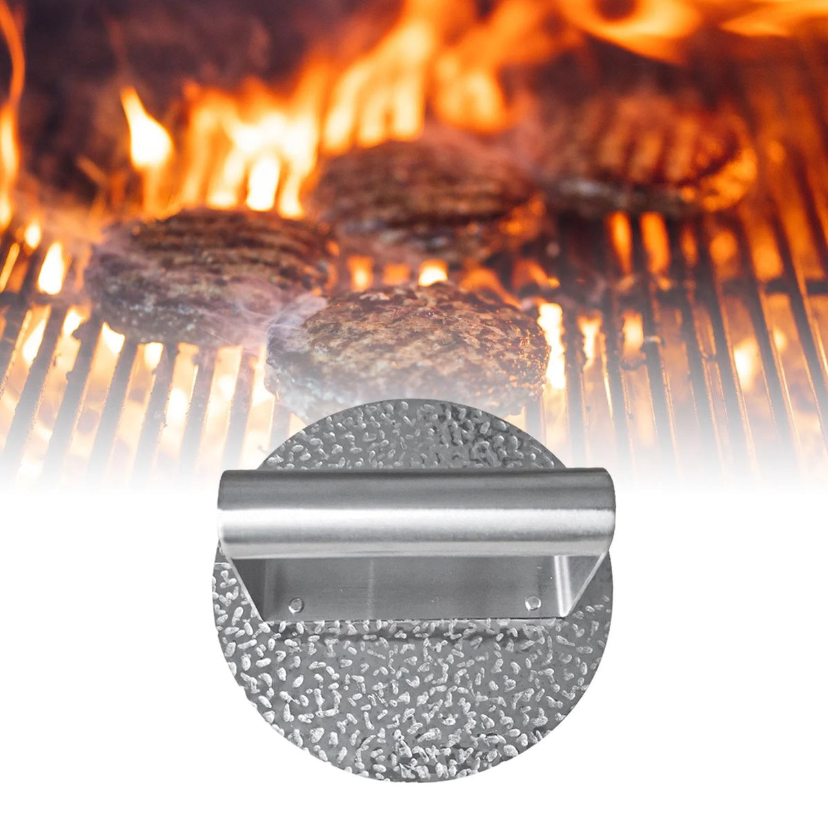 Round Burger Presses Flat Bottom C756557