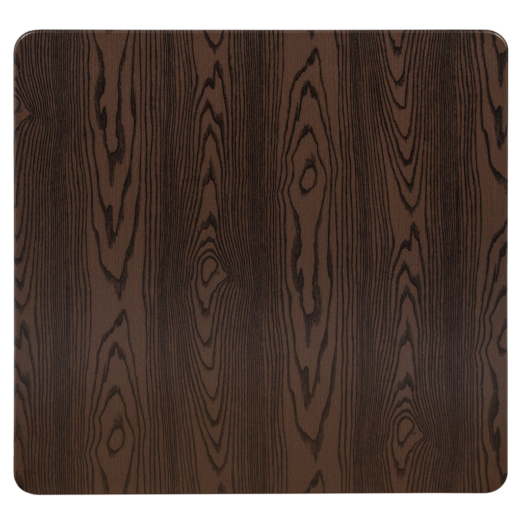 36" Square Rustic Wood Laminate Table Top Q7553
