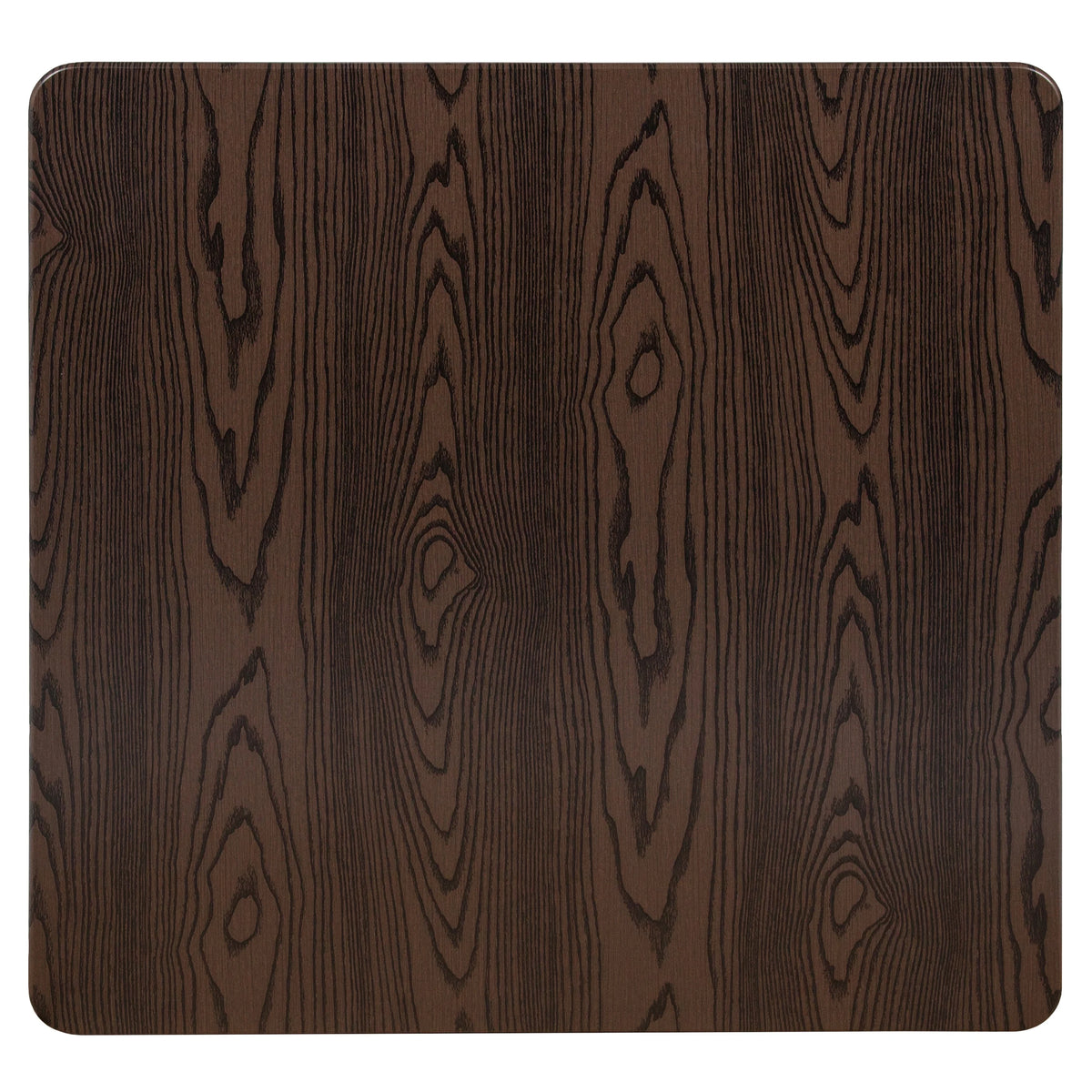 36" Square Rustic Wood Laminate Table Top Q7553