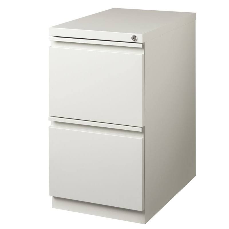 2 Drawer Mobile File Cabinet in Light Gray C240144