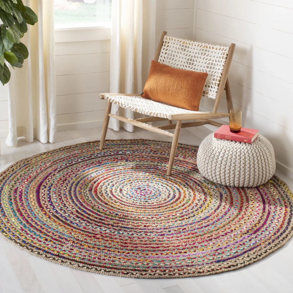 Handwoven Natural Multi Rug S378923