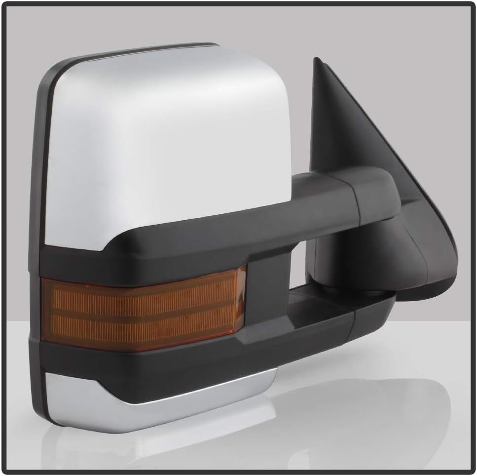 Telescoping Manual Towing Side Mirrors Driver+Passenger Left+Right H340587