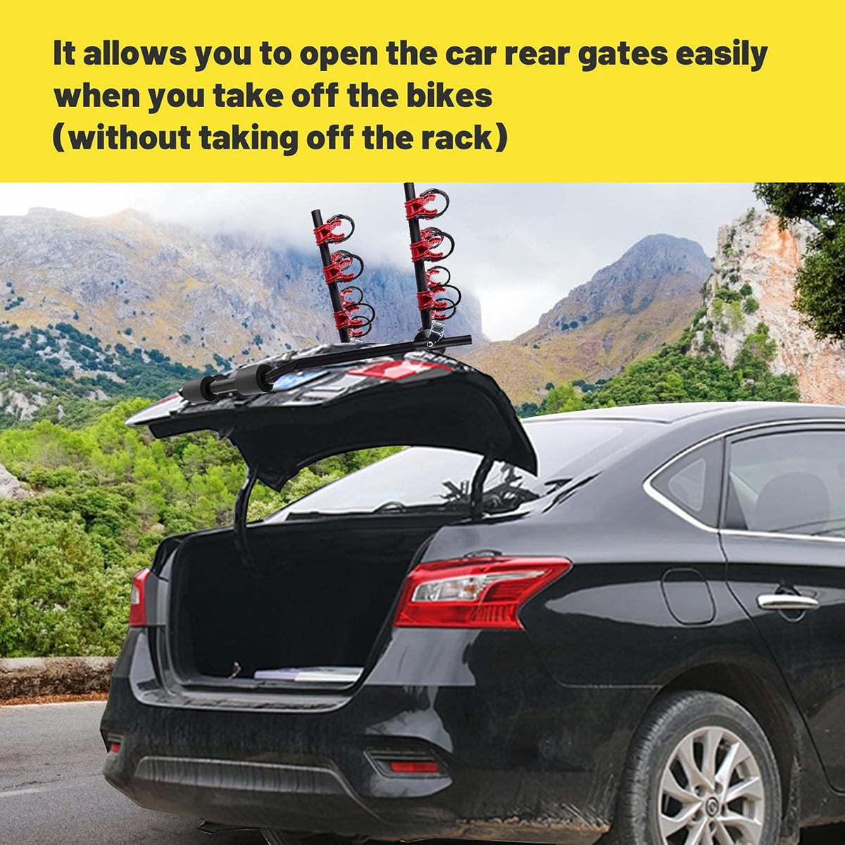 Trunk Mount 3-Bike Carrier Rack Pack of 2 X88429