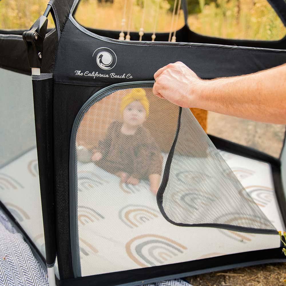 Pop-Up Kids Playpen Tent Midnight Black Z58178