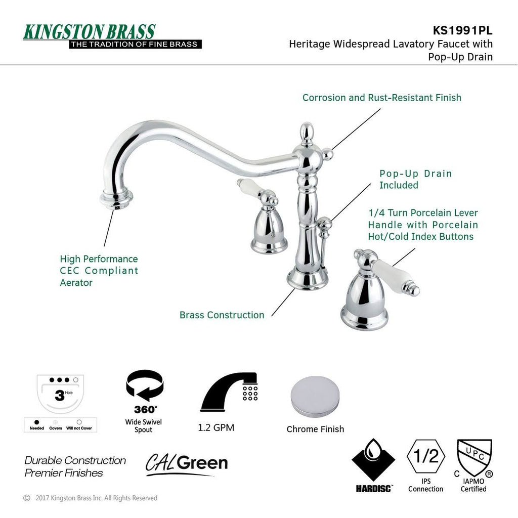 8x22 Widespread Bathroom Faucet Oil Rubbed Bronze C967