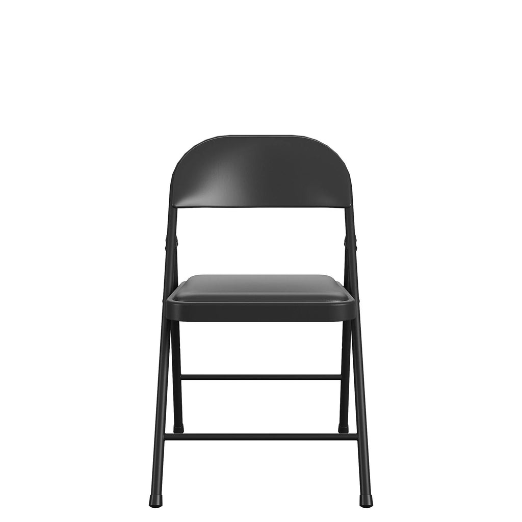 Black Vinyl Folding Chair 4-Pack M548