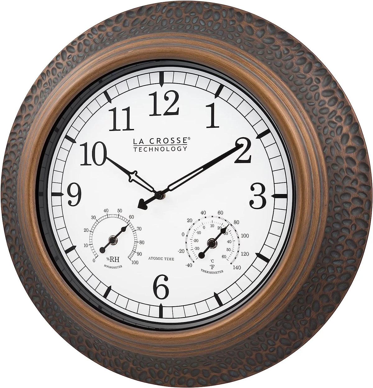 Bronze Indoor/Outdoor Analog Wall Clock I22710