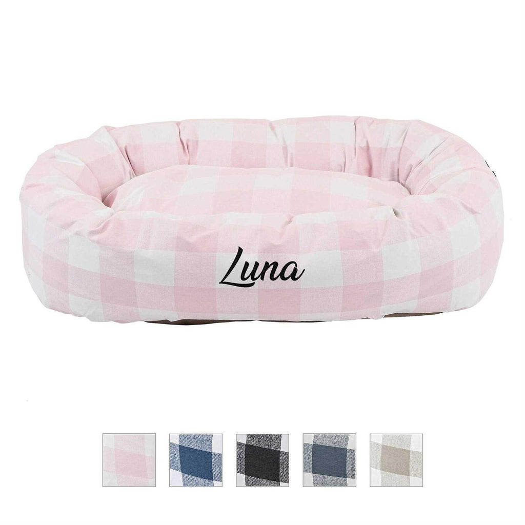 Checkered Cat and Dog Bed Q103
