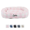 Checkered Cat and Dog Bed Q103