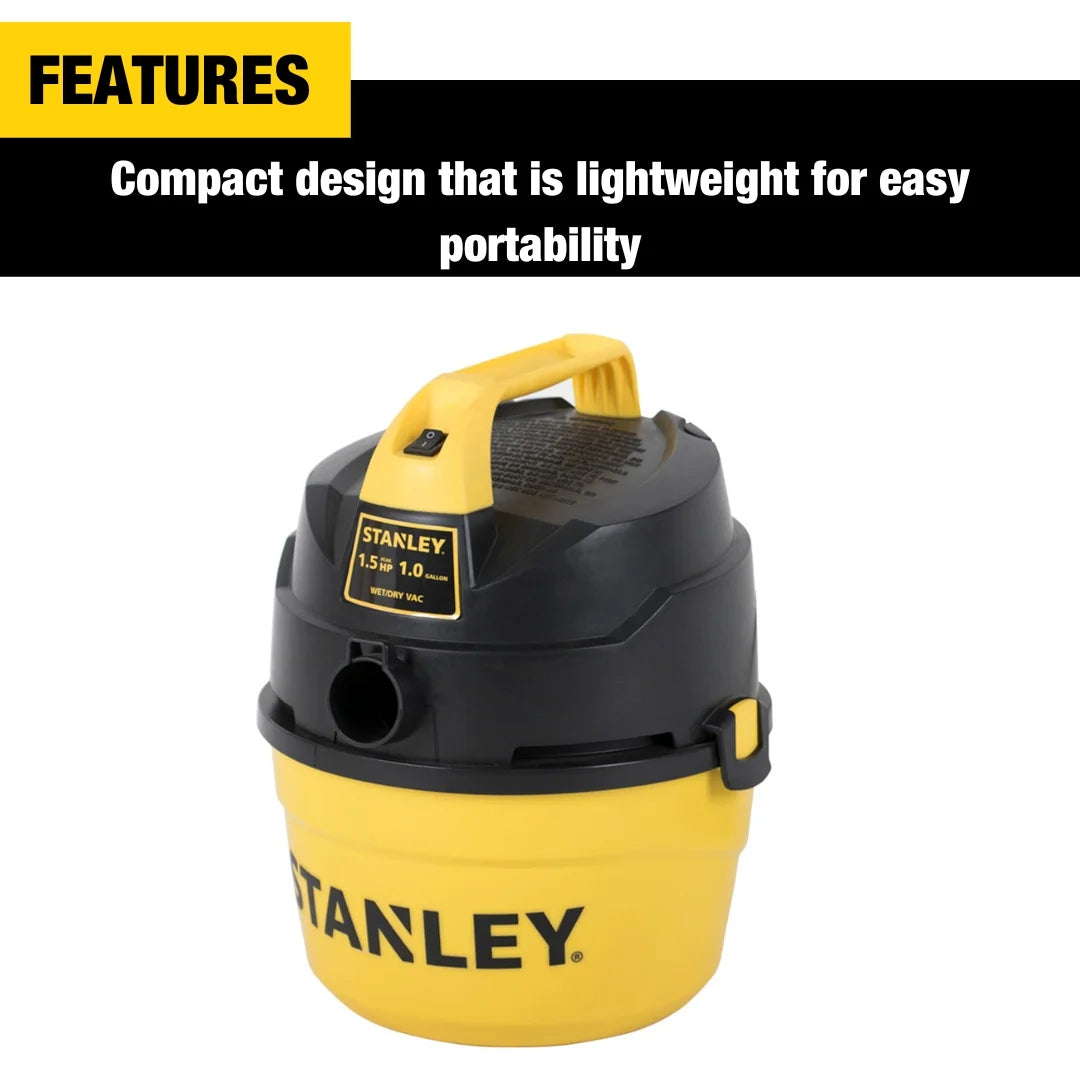 1.5 Peak HP 1 Gallon Portable Wet Dry Vac I28237