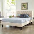 Queen Upholstered Platform Bed Frame E124