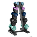 Neoprene Dumbbell Weight Set with Rack O344