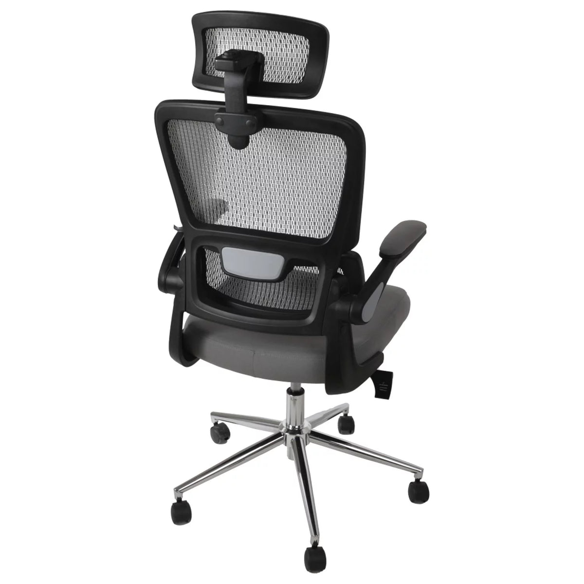 Grey Mesh Ergonomic Office Chair with Flip Up Arms Z133381