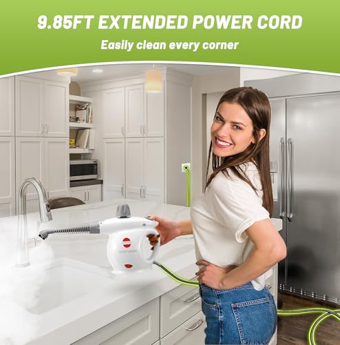 Handheld Pressurized Steam Cleaner with 13 Accessories W640434
