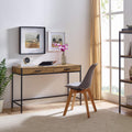 Brown Mahogany Writing Desk with 2 Drawers K89638