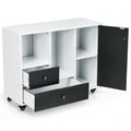 Black 2 Drawer Mobile Filing Cabinet I21014
