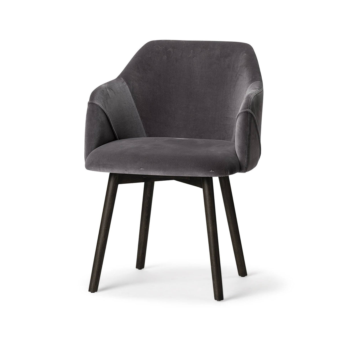 Grey Velvet Dining Chair G45284