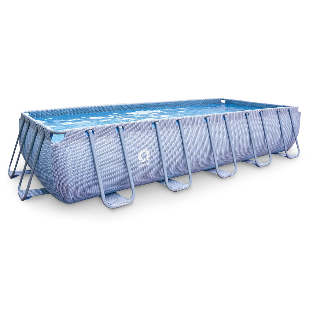 18 Foot x 39.5 Inch Rectangle Above Ground Swimming Pool E410