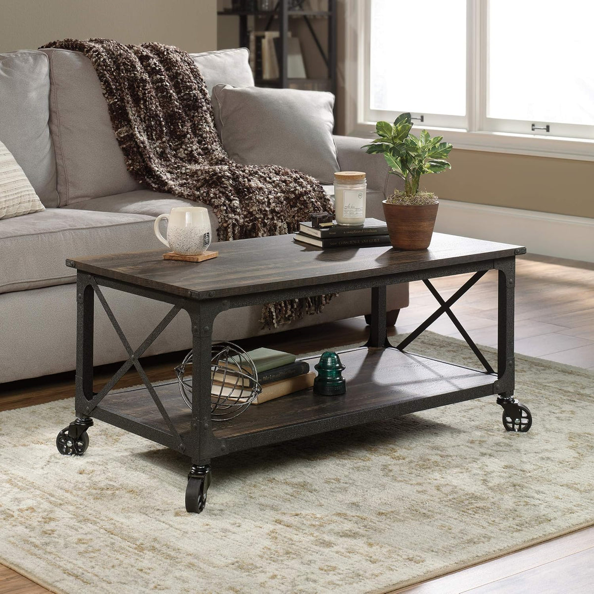 Carbon Oak Coffee Table P6099