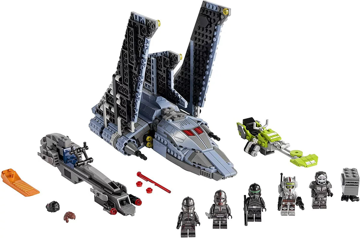 Star Wars Attack Shuttle Building Toy Set with 5 Clones Minifigures Z319693