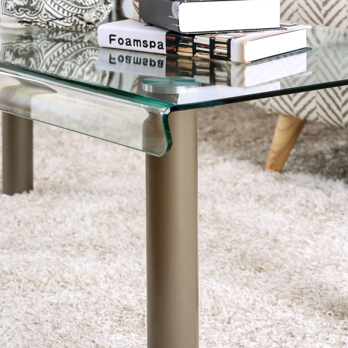Glass Top Coffee Table T360