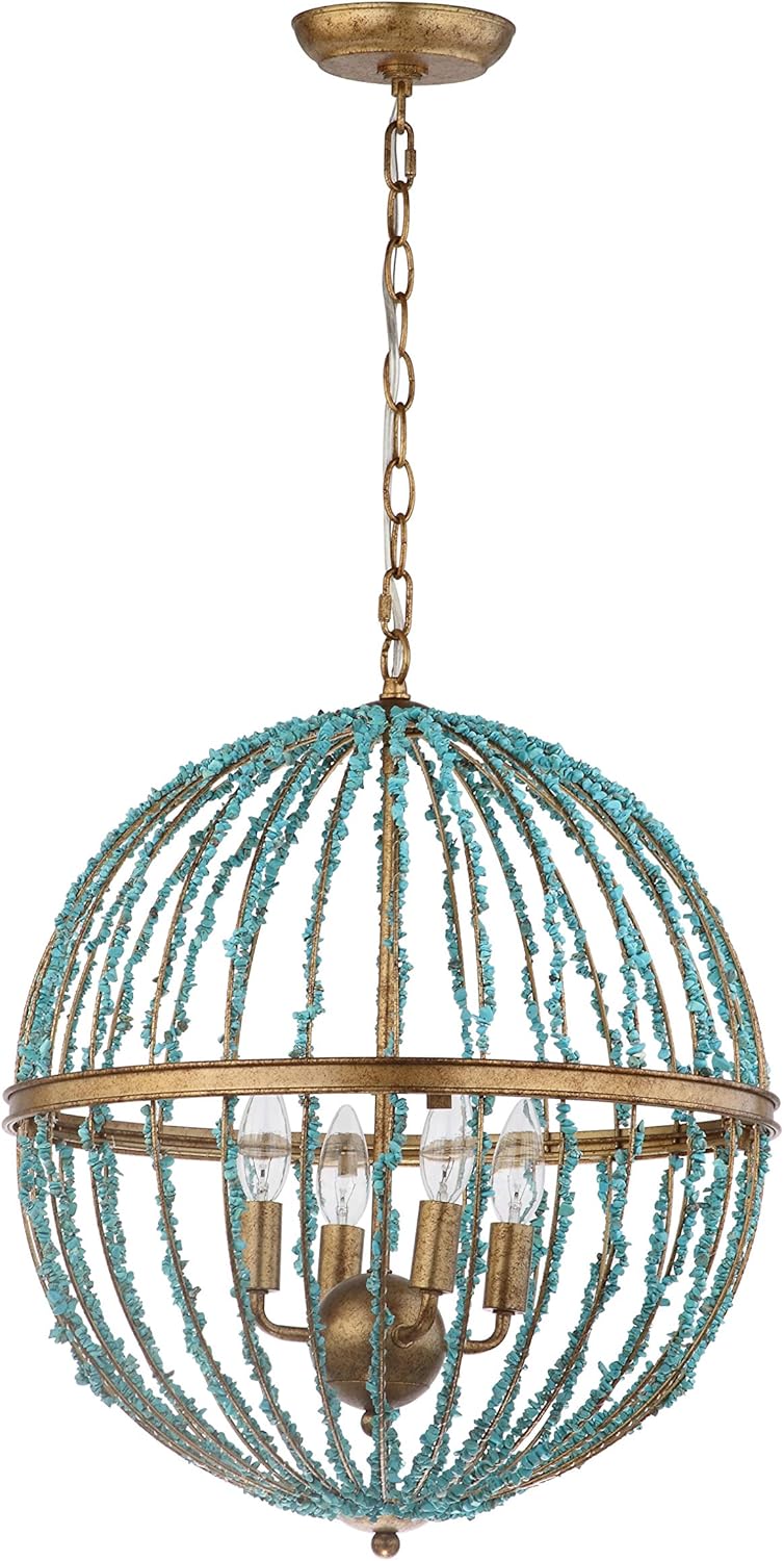 Blue Cage Chandelier X606