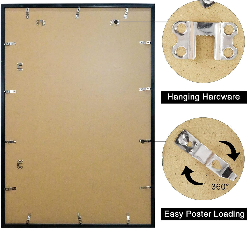 24x36 Poster Frame with UV Protection Acrylic, 4 Pack Q53428