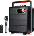 Portable Bluetooth Karaoke Machine PA Speaker System with Microphone A48648