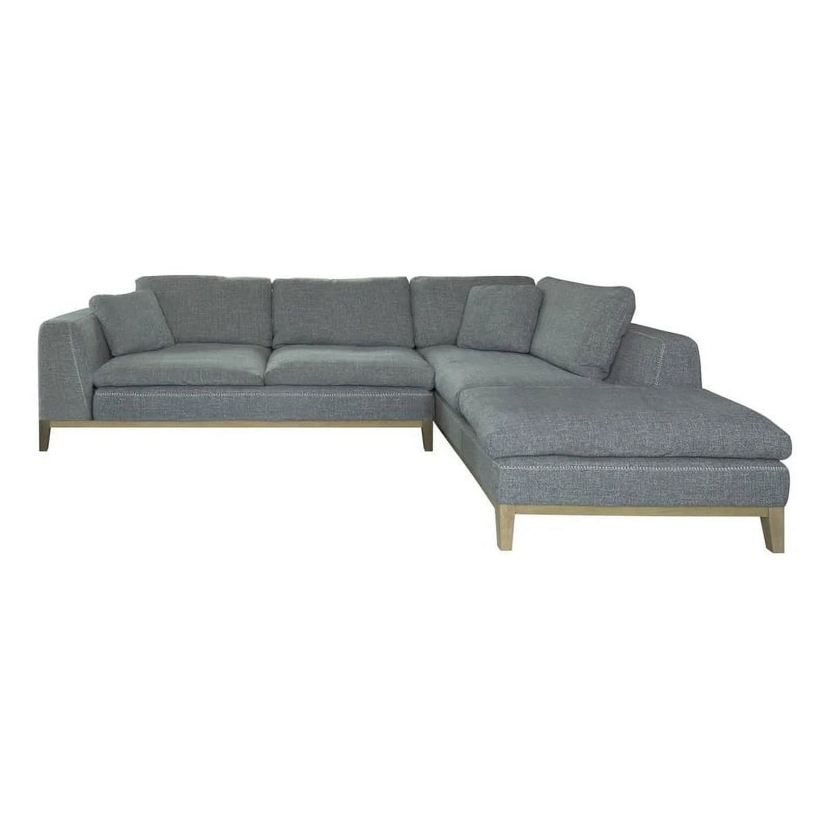 Gray Fabric Upholstered Modular Sectional G428
