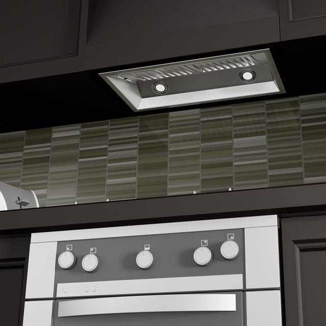 28 in. 400 CFM Stainless Steel Range Hood Insert J22394