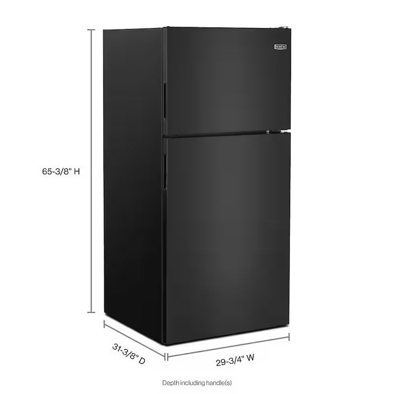 Black 18 cu. ft. Top Freezer Refrigerator Q440