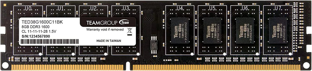 8GB DDR3 1600MHz UDIMM Desktop Memory X51918