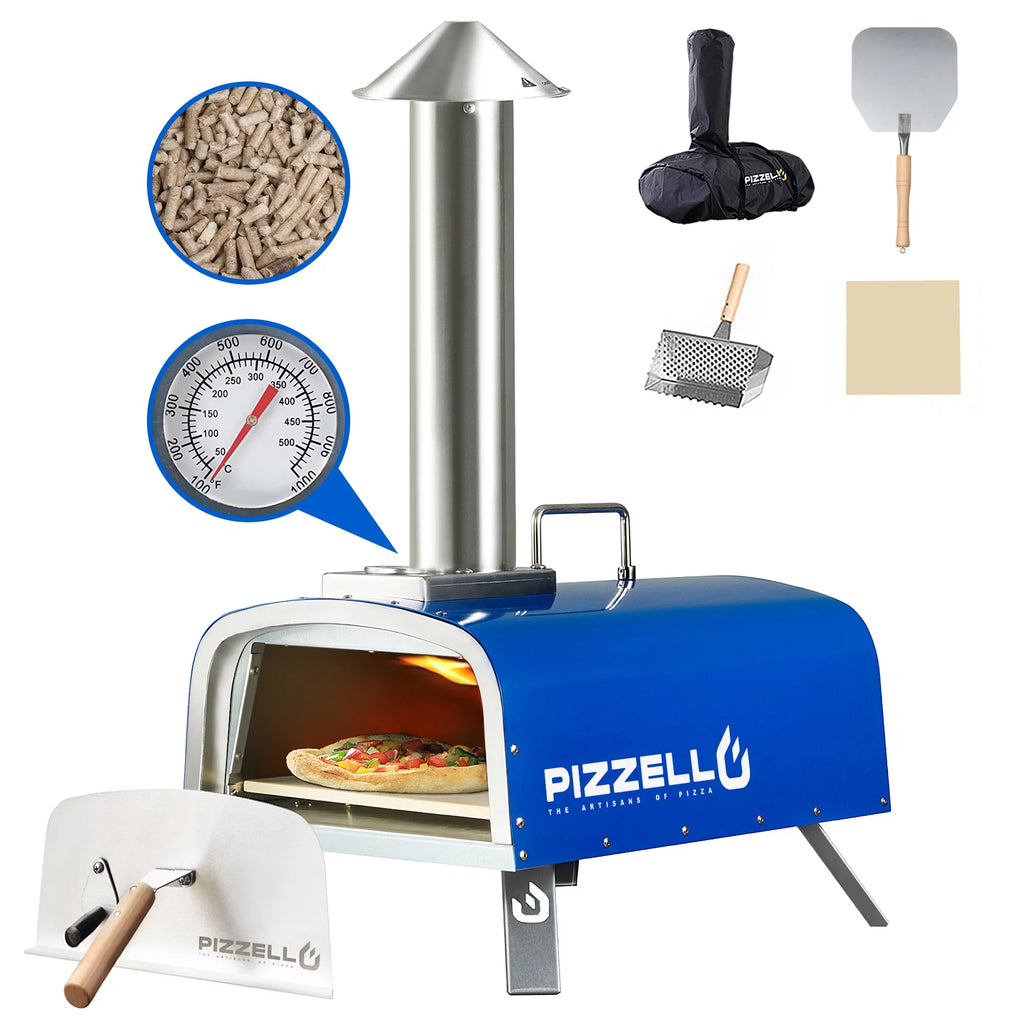 12 Outdoor Wood Fired Pizza Oven with Pizza Stone L414
