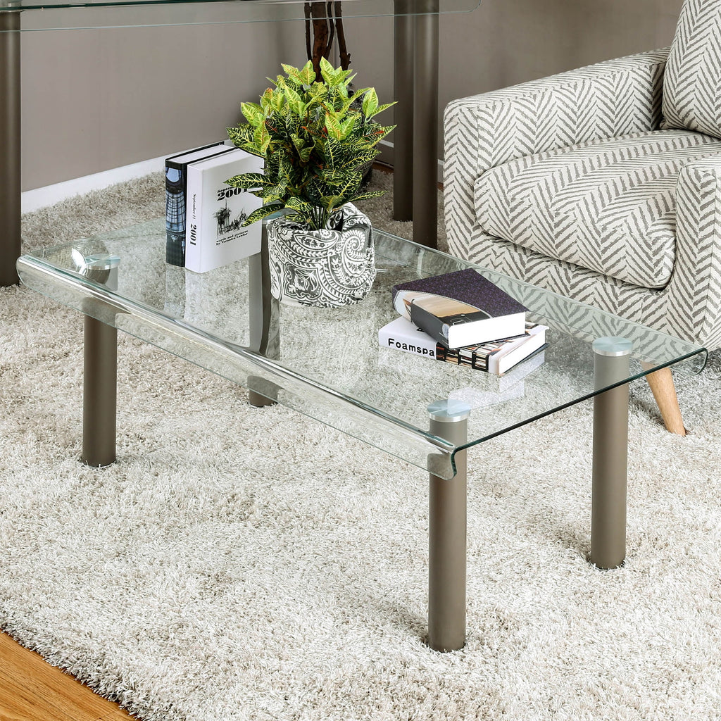 Glass Top Coffee Table T360