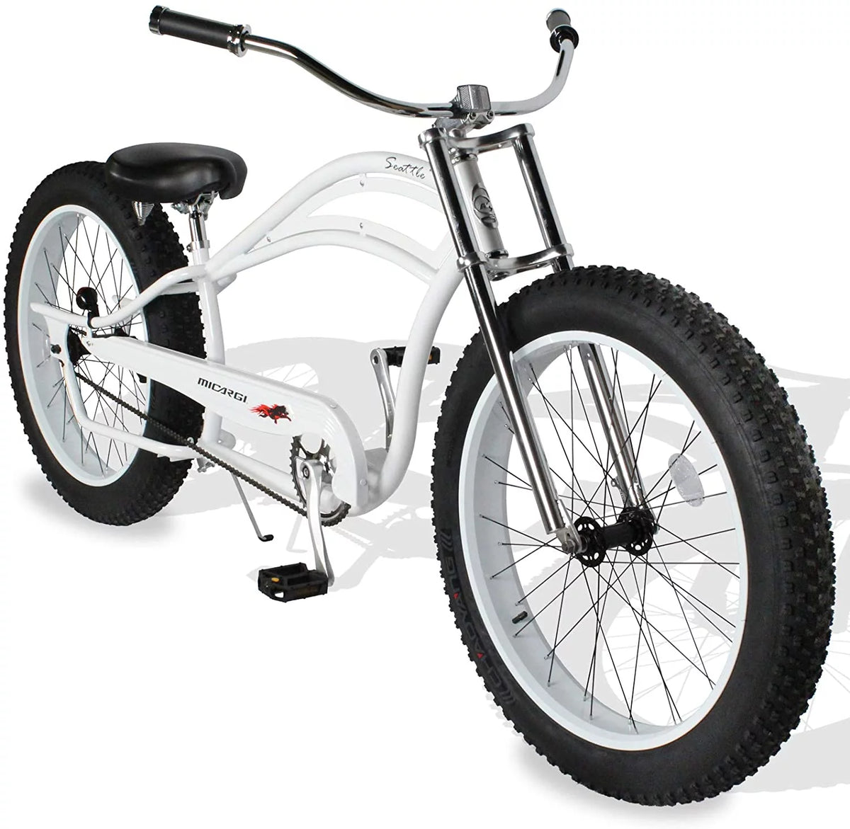 26 Single Speed Fat Tire Beach Cruiser Bike T402576