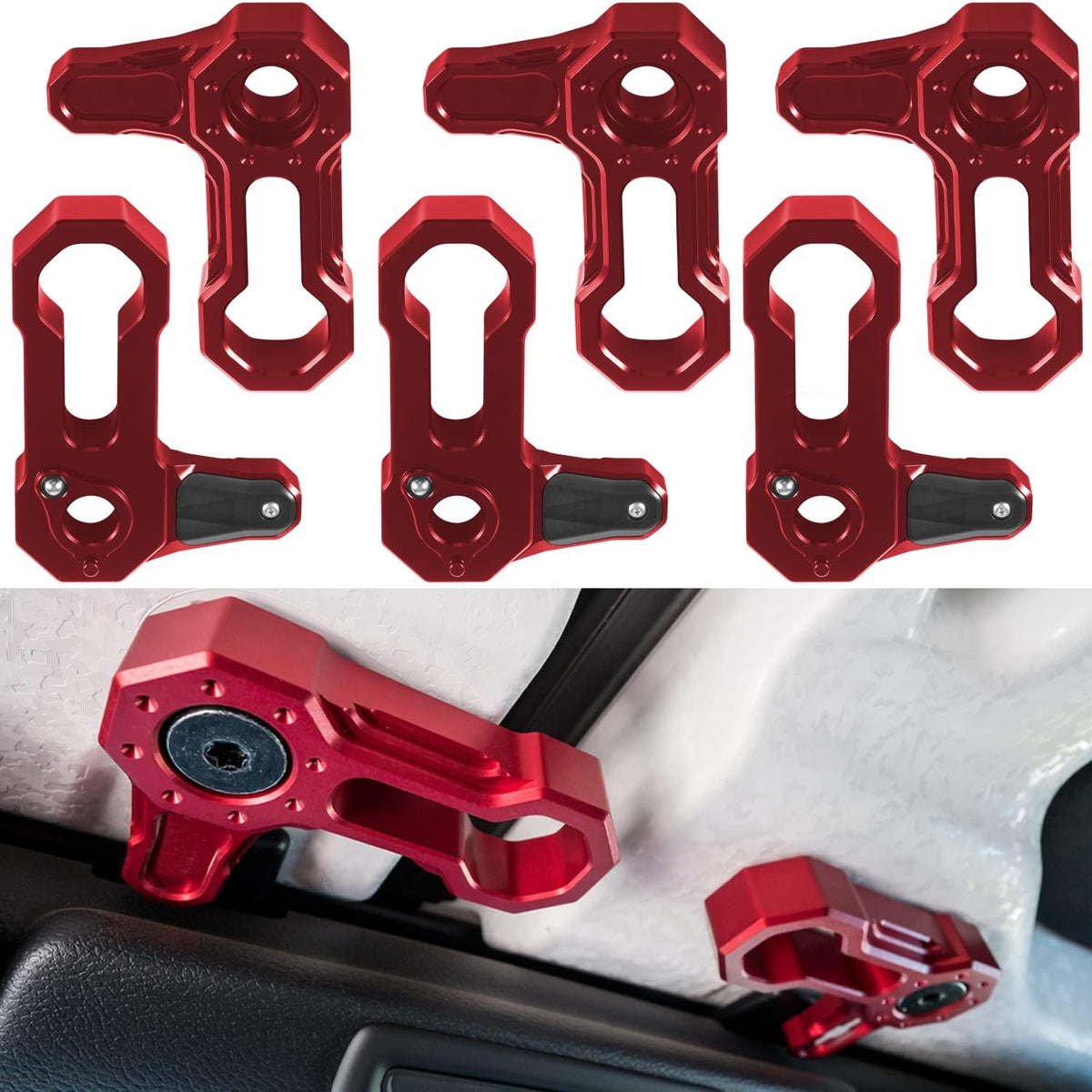 L-Shaped Panel Latch Hardtop Roof Removal Switch Handle Aluminum K926