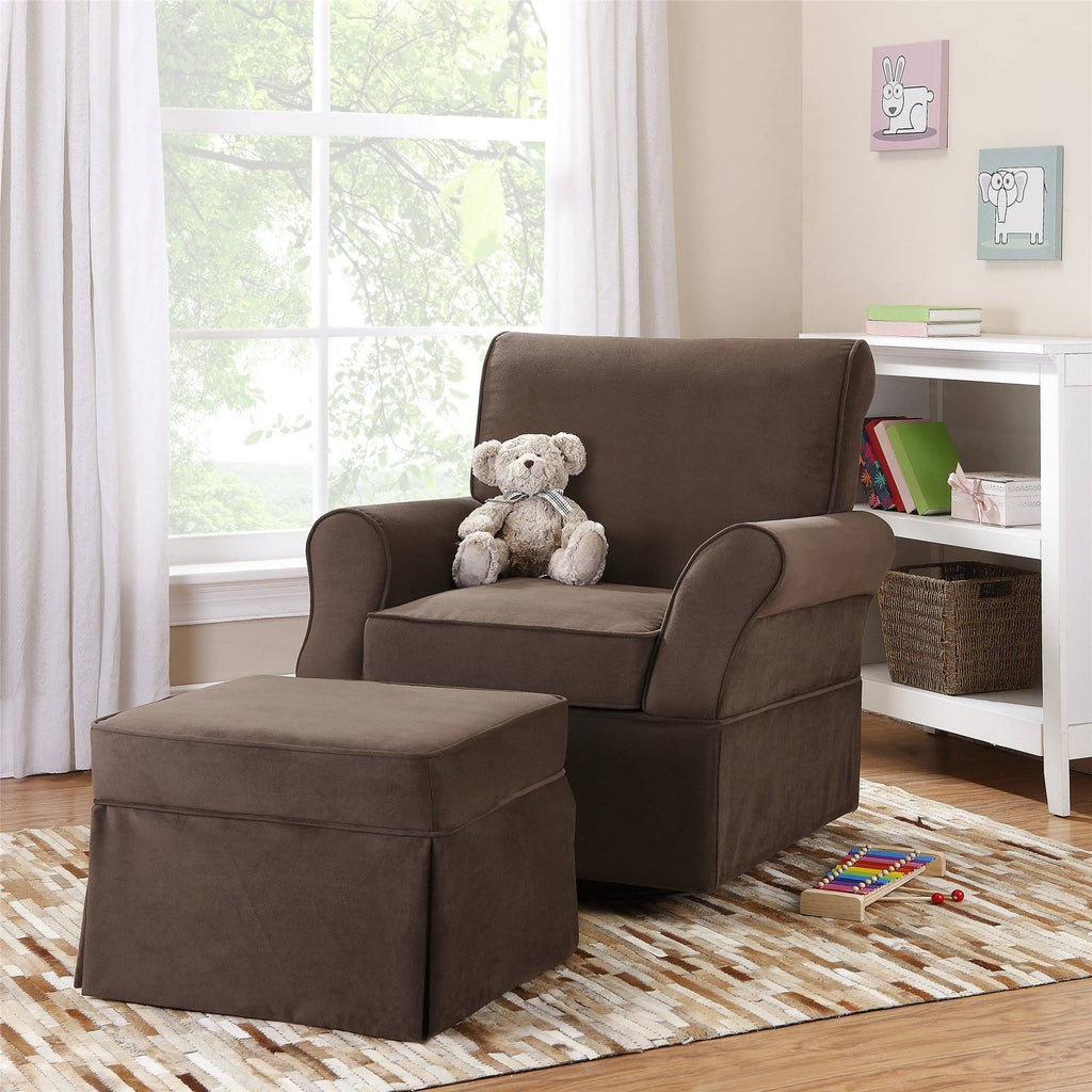 Swivel Glider & Ottoman C651