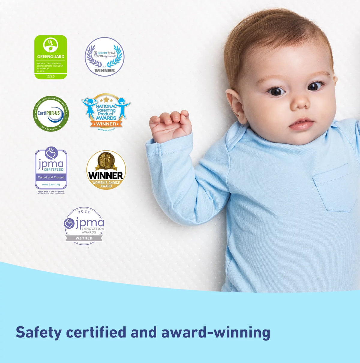 Premium Foam Crib & Toddler Mattress R3977