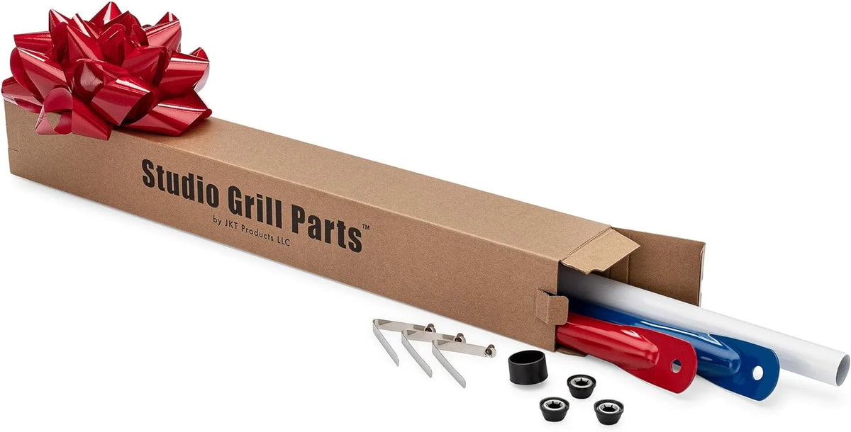 Black 22 Inch Charcoal Grill Front Leg Kit X3375