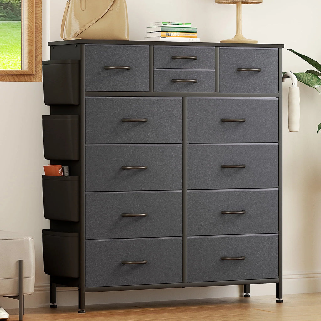 12 Drawer Fabric Dresser C36092