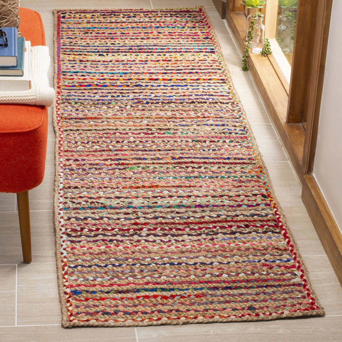 Handwoven Natural Multi Rug S378923