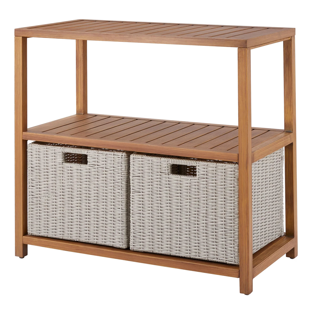 Gray Steel Outdoor Console Table W239