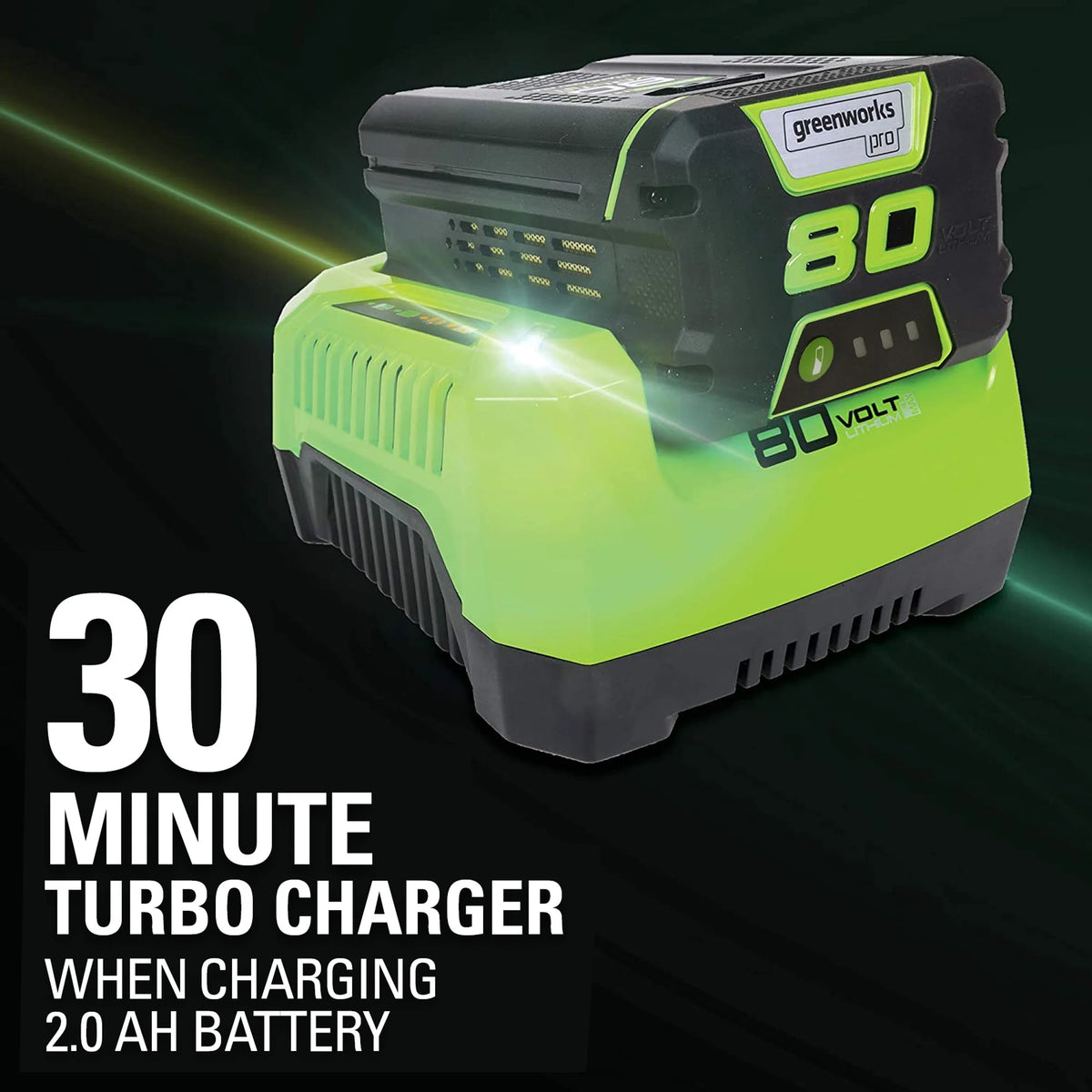 80V 21 Battery Powered Push Walk-Behind Mower S14442
